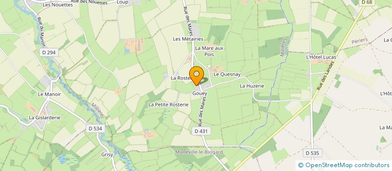 localisation de l'entreprise MONSIEUR BRUNO JOSSE  MILLIERES