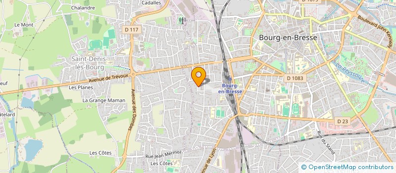 localisation de l'entreprise MONSIEUR BRUNO JOSSERAND à BOURG-EN-BRESSE