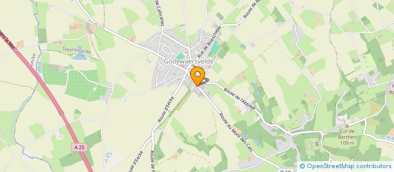 localisation de l'entreprise MONSIEUR BRUNO JOURDIN  GODEWAERSVELDE