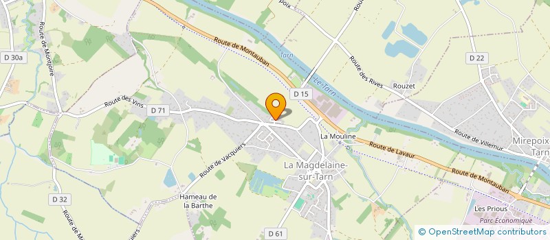 localisation de l'entreprise MONSIEUR BRUNO JOUSSET  LA MAGDELAINE-SUR-TARN