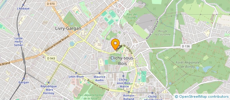 localisation de l'entreprise MONSIEUR BRUNO JOVANOVIC à CLICHY-SOUS-BOIS