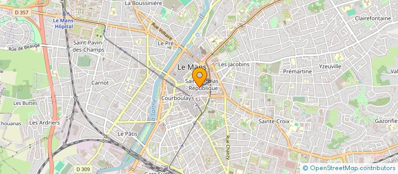 localisation de l'entreprise MONSIEUR BRUNO JULIEN à LE MANS