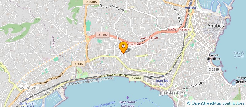 localisation de l'entreprise MONSIEUR BRUNO JULIEN CIACCAFAVA à ANTIBES