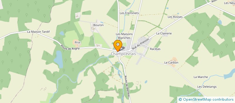 localisation de l'entreprise MONSIEUR BRUNO JUMINET à CHAMPCEVRAIS