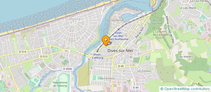 localisation de l'entreprise MONSIEUR BRUNO JURE à DIVES-SUR-MER