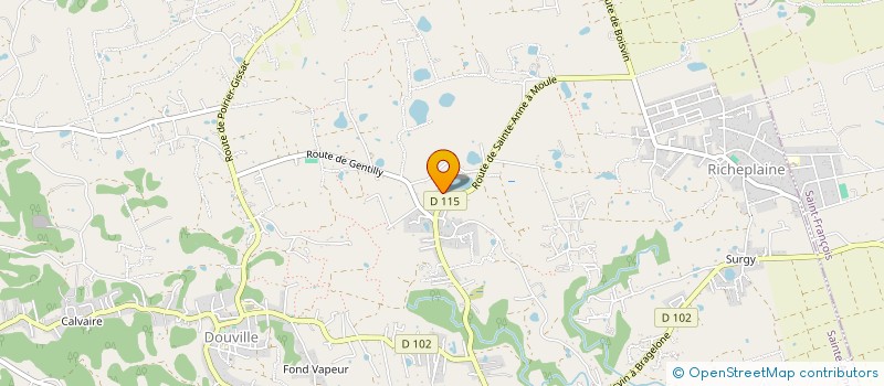 localisation de l'entreprise MONSIEUR BRUNO KACY  SAINTE-ANNE