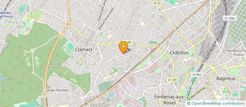 localisation de l'entreprise MONSIEUR BRUNO KALFON à CLAMART