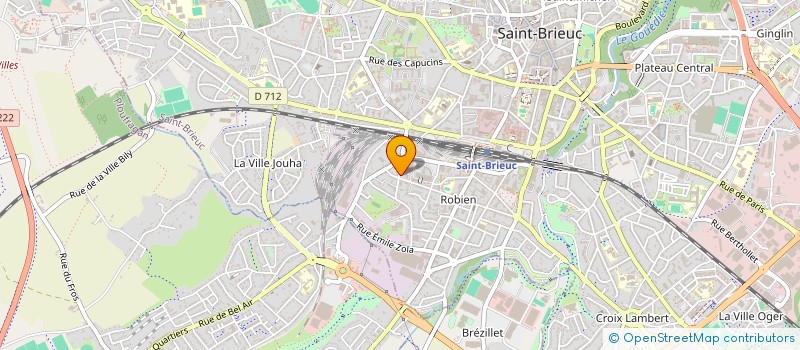 localisation de l'entreprise MONSIEUR BRUNO KARKOUZ à SAINT-BRIEUC