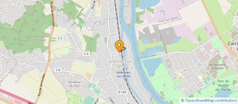 localisation de l'entreprise MONSIEUR BRUNO KATTNIG  VILLENNES-SUR-SEINE