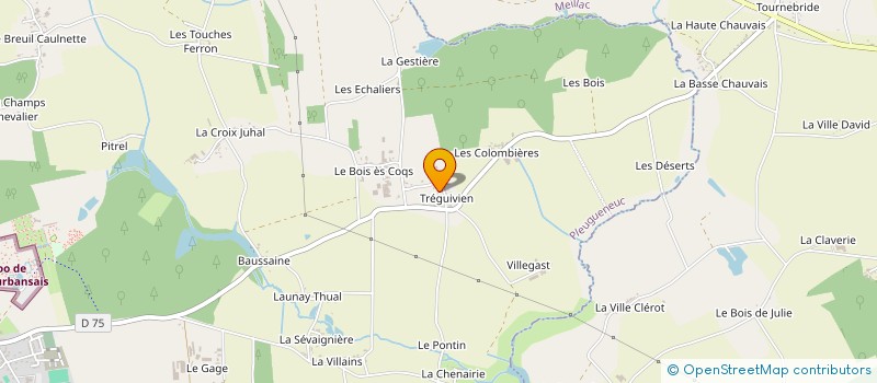 localisation de l'entreprise MONSIEUR BRUNO KERLING à PLEUGUENEUC