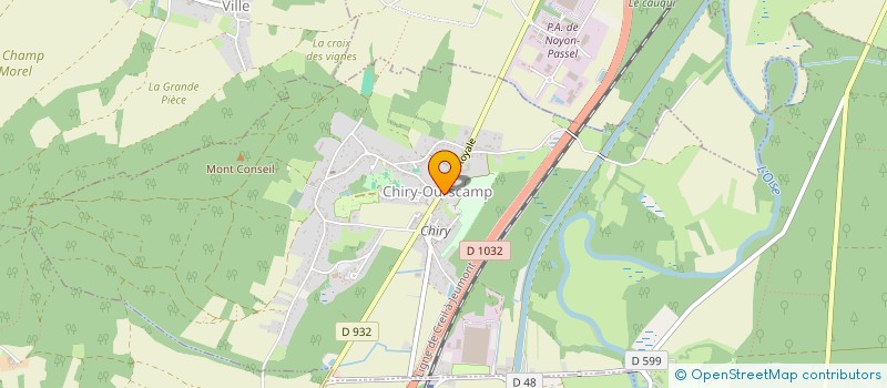 localisation de l'entreprise MONSIEUR BRUNO KEULEIAN  BETHISY-SAINT-MARTIN