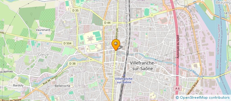 localisation de l'entreprise MONSIEUR BRUNO KLEIN à VILLEFRANCHE-SUR-SAONE