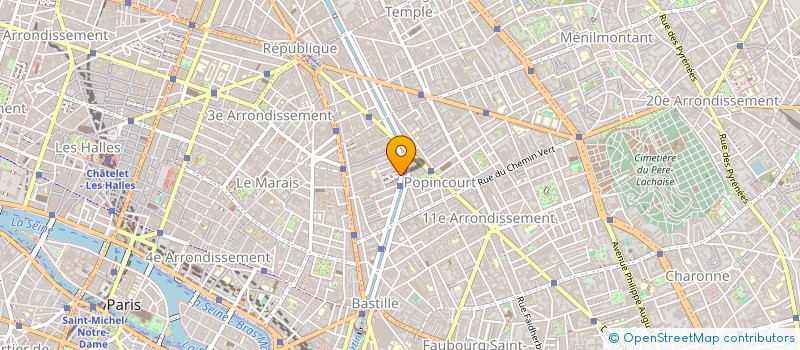 localisation de l'entreprise MONSIEUR BRUNO KLEINMAN  PARIS