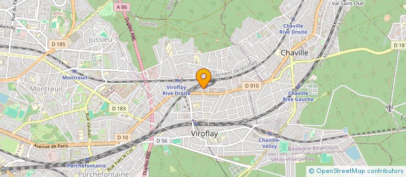 localisation de l'entreprise MONSIEUR BRUNO KLEMENT  VIROFLAY