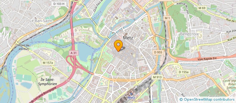 localisation de l'entreprise MONSIEUR BRUNO KOEBEL  METZ