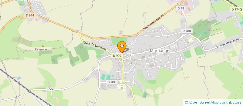 localisation de l'entreprise MONSIEUR BRUNO KONIGSECKER  MORHANGE