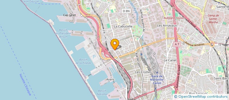 localisation de l'entreprise MONSIEUR BRUNO KRIKORIAN à MARSEILLE