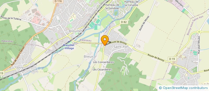 localisation de l'entreprise MONSIEUR BRUNO KROURI  SAINT-YON