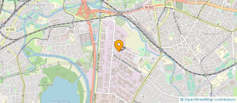 localisation de l'entreprise MONSIEUR BRUNO KUBLER  STRASBOURG