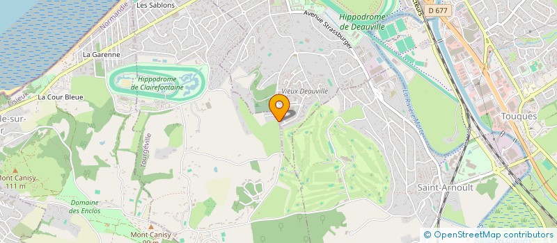 localisation de l'entreprise MONSIEUR BRUNO KUROWSKI  TOURGEVILLE