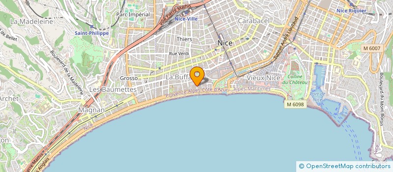 localisation de l'entreprise MONSIEUR BRUNO LA MANNA à NICE