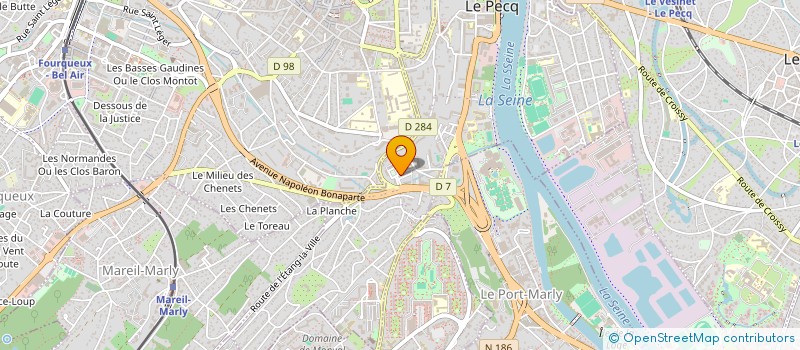 localisation de l'entreprise MONSIEUR BRUNO LABROUSSE  LE PECQ