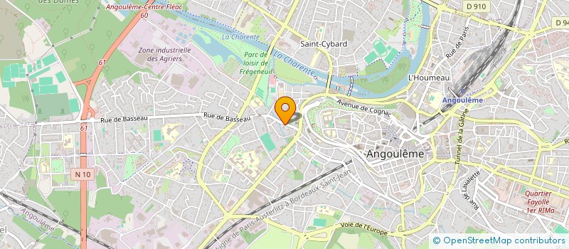 localisation de l'entreprise MONSIEUR BRUNO LACHARD à ANGOULEME