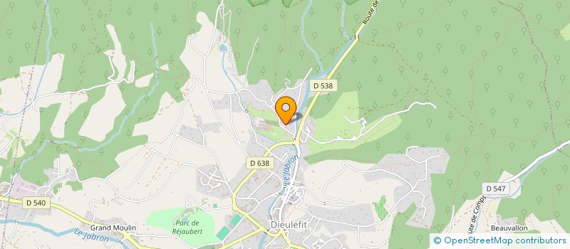 localisation de l'entreprise MONSIEUR BRUNO LACHERMEIER  DIEULEFIT