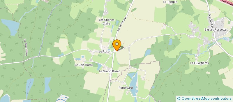 localisation de l'entreprise MONSIEUR BRUNO LACOMBE  DRUILLAT