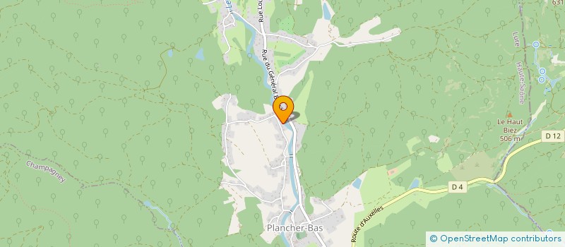 localisation de l'entreprise MONSIEUR BRUNO LACOSTE  PLANCHER-BAS