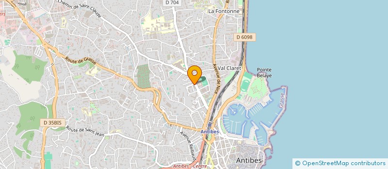 localisation de l'entreprise MONSIEUR BRUNO LACOSTE-MEDARD à ANTIBES