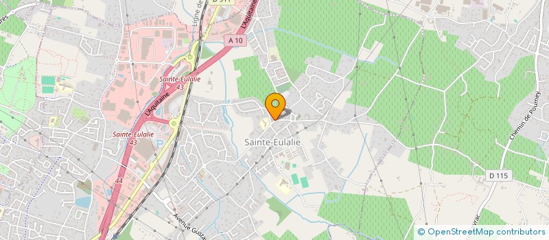 localisation de l'entreprise MONSIEUR BRUNO LACROUTS à SAINTE-EULALIE