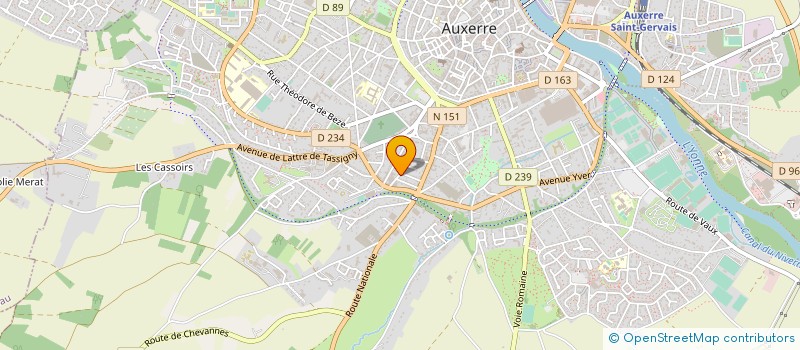 localisation de l'entreprise MONSIEUR BRUNO LADAVIERE à CHEVANNES