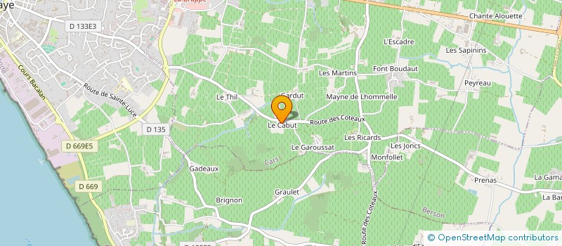 localisation de l'entreprise MONSIEUR BRUNO LAFON  CARS