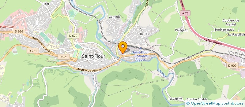 localisation de l'entreprise MONSIEUR BRUNO LAFONT à SAINT-FLOUR
