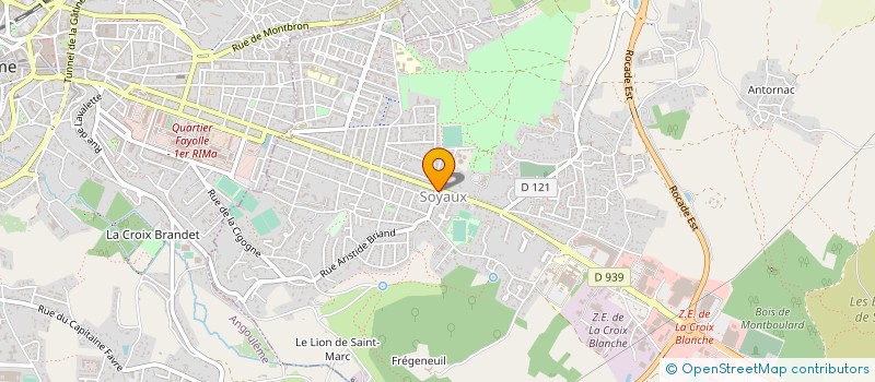 localisation de l'entreprise MONSIEUR BRUNO LAGRENE à SOYAUX