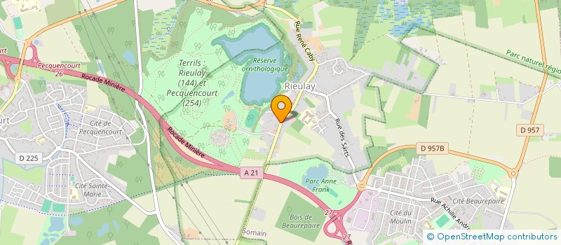 localisation de l'entreprise MONSIEUR BRUNO LAIGNEL  RIEULAY