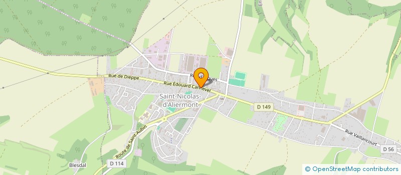 localisation de l'entreprise MONSIEUR BRUNO LAIGUILLON à SAINT-NICOLAS-D'ALIERMONT
