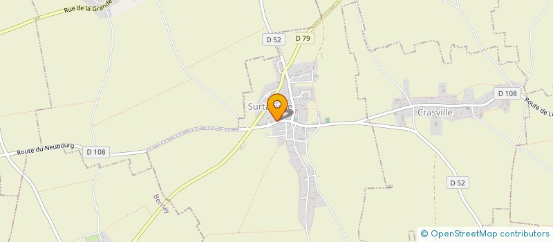 localisation de l'entreprise MONSIEUR BRUNO LAINE  SURVILLE