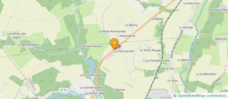 localisation de l'entreprise MONSIEUR BRUNO LALLIER  LES HERMITES