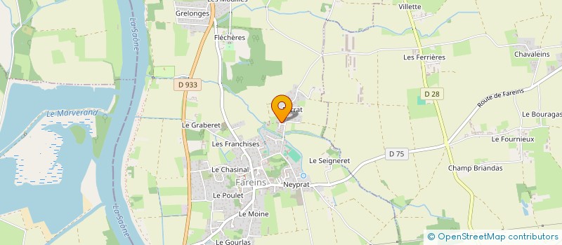 localisation de l'entreprise MONSIEUR BRUNO LALY à FAREINS
