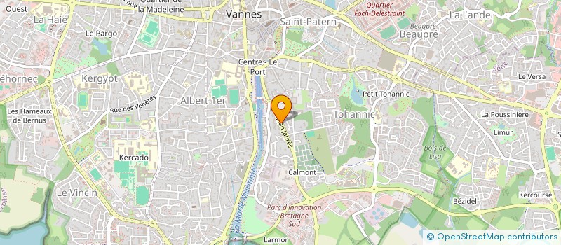 localisation de l'entreprise MONSIEUR BRUNO LALYS à VANNES
