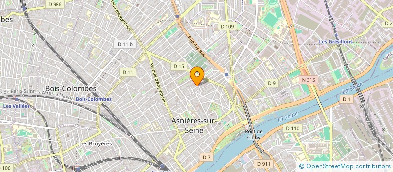 localisation de l'entreprise MONSIEUR BRUNO LAMAIRIE à ASNIERES-SUR-SEINE