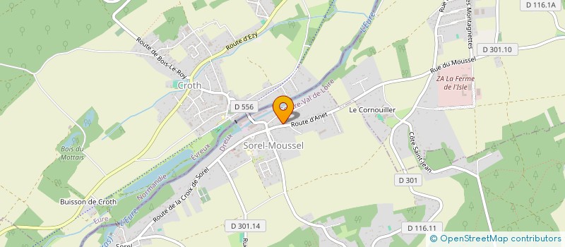 localisation de l'entreprise MONSIEUR BRUNO LAMARRE à SAUSSAY