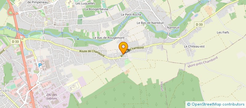 localisation de l'entreprise MONSIEUR BRUNO LAMARRE à VINEUIL