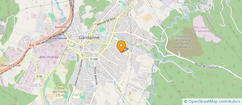 localisation de l'entreprise MONSIEUR BRUNO LAMBERT à GARDANNE