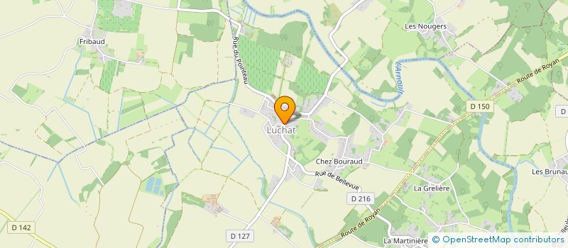 localisation de l'entreprise MONSIEUR BRUNO LAMBERT  LUCHAT