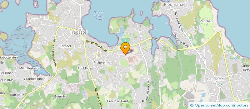 localisation de l'entreprise MONSIEUR BRUNO LAMER  TREGASTEL