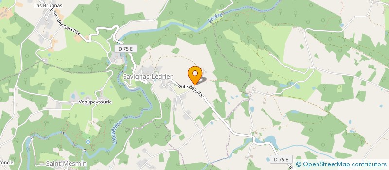 localisation de l'entreprise MONSIEUR BRUNO LAMONERIE  LANOUAILLE