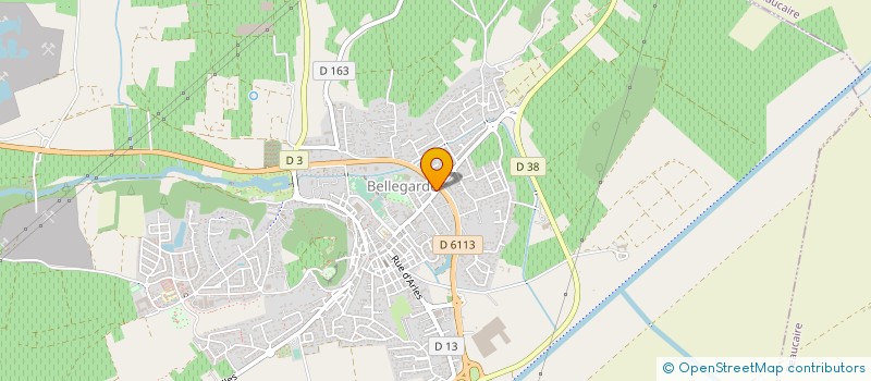 localisation de l'entreprise MONSIEUR BRUNO LAMY  BELLEGARDE